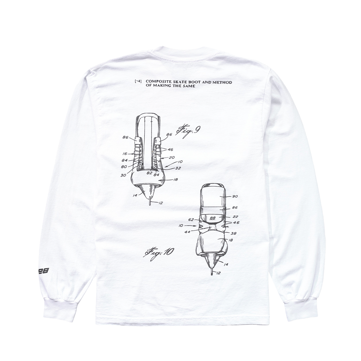 BAUERX SKATE PATENT LS TEE