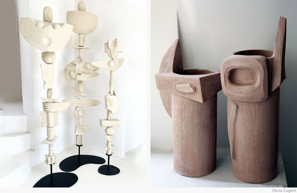 Sculptural Ceramics by Olivia Cognet