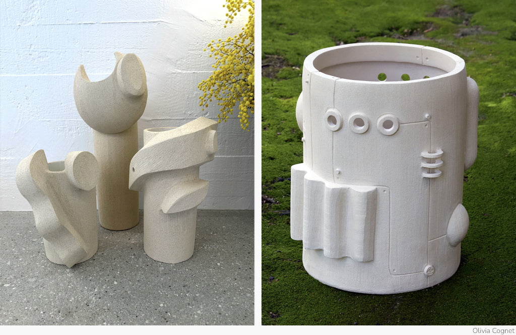Sculptural Ceramics by Olivia Cognet