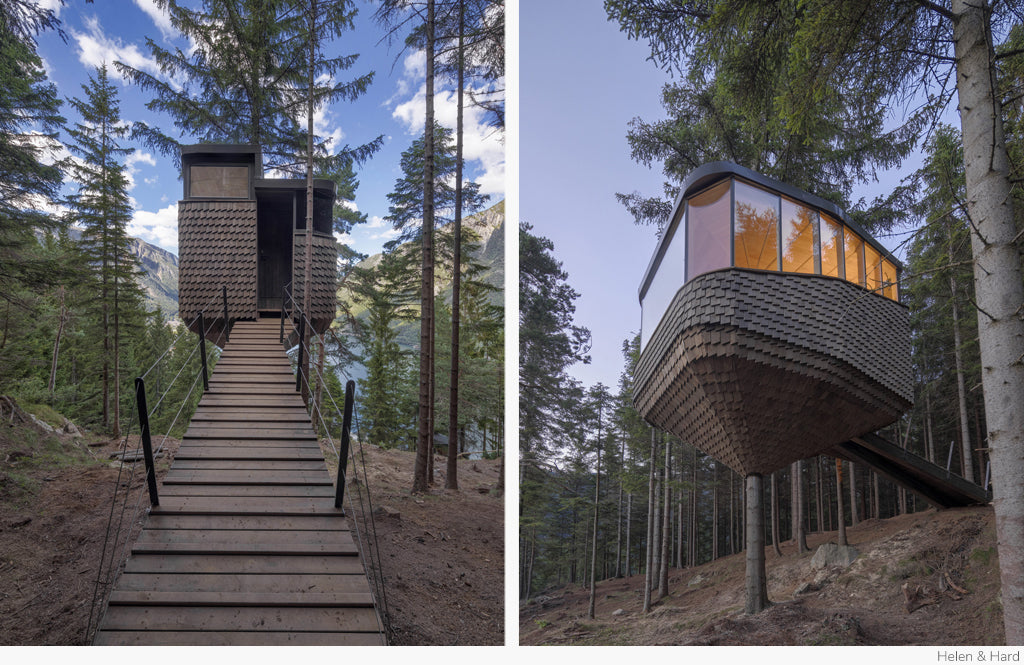 Woodnest Treehouse by Helen & Hard