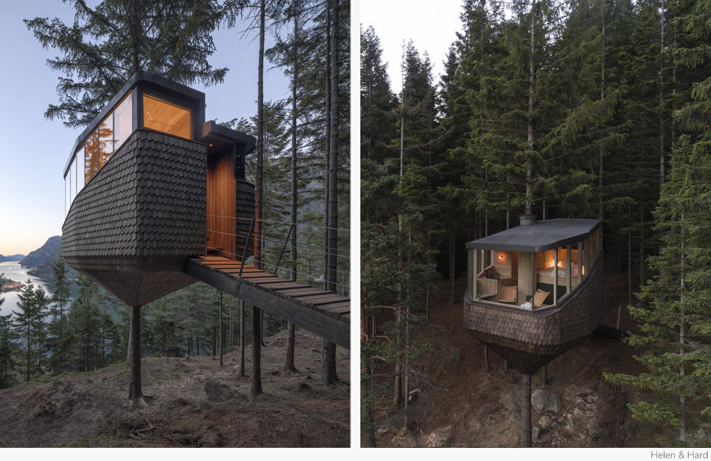 Woodnest Treehouse by Helen & Hard