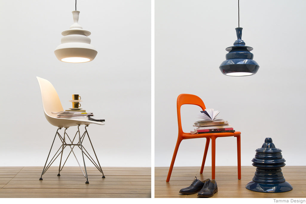 Solid Spin Lamps by Tamma Design
