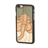  Lens “Valuable Leisures” Wood Inlay iPhone 6 Snap-On Cover