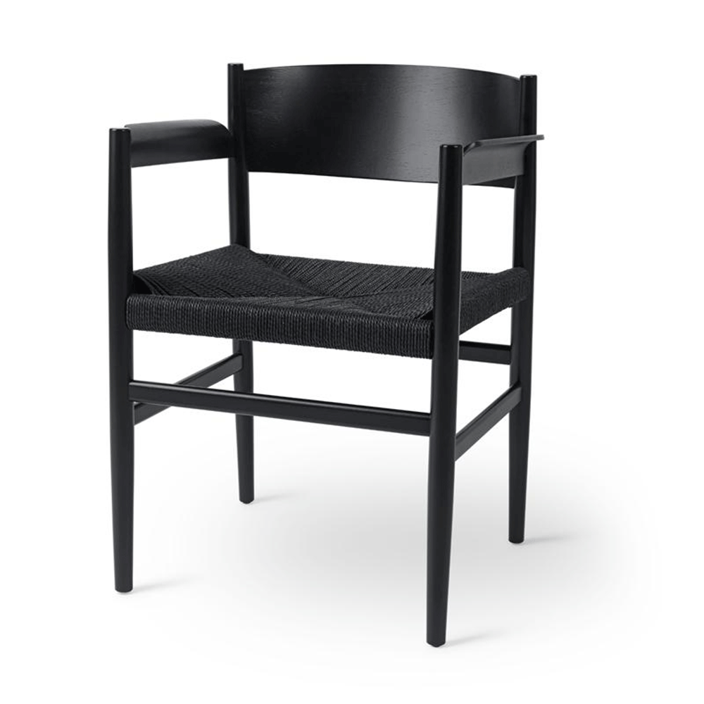 Nestor Armchair Black Structure By Mater Do Shop