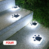 Solar Underground Lamps Bear Paw Light Outdoor Waterproof Sensor Lamp Garden Yard - msdsgreenthumb