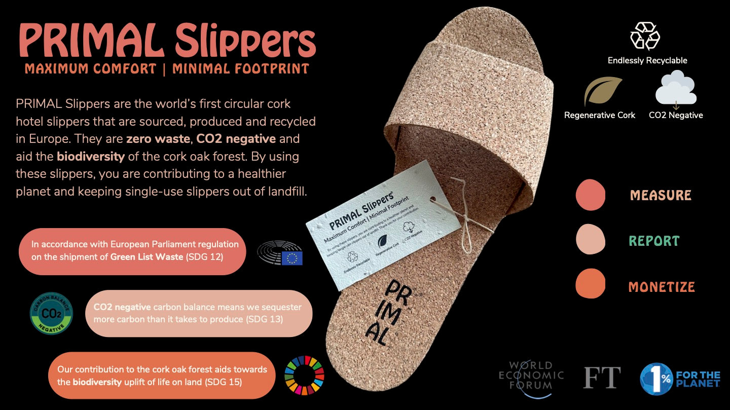 Primal Slippers Sustainable Circular Hotel Slippers