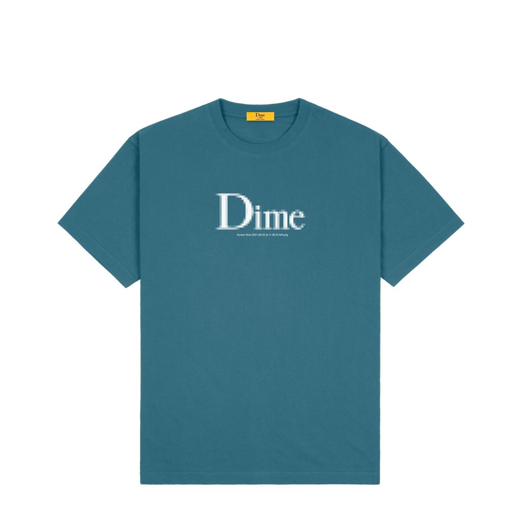 DIME CLASSIC SMALL LOGO TEE - TEA – Holistic Skateshop