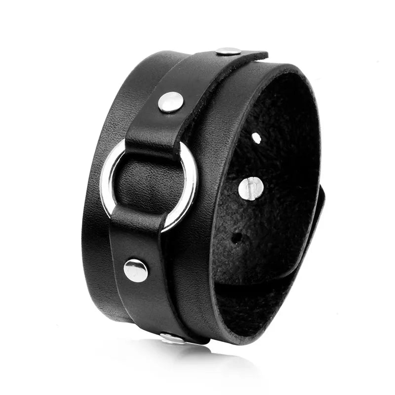 Funki Buys | Bracelets | Men's Gothic Punk Cosplay Wristbands