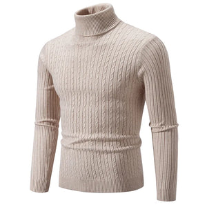 Funki Buys | Sweaters | Men's High Neck Mock Neck Pullovers - Funki Buys