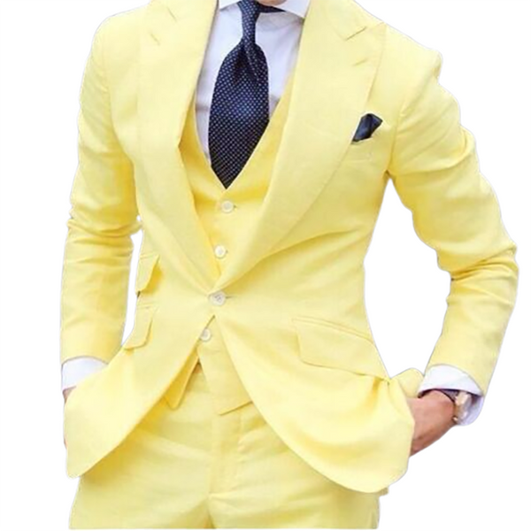 Funki Buys | Suits | Men's 3 Piece Slim Fit Wedding Suit