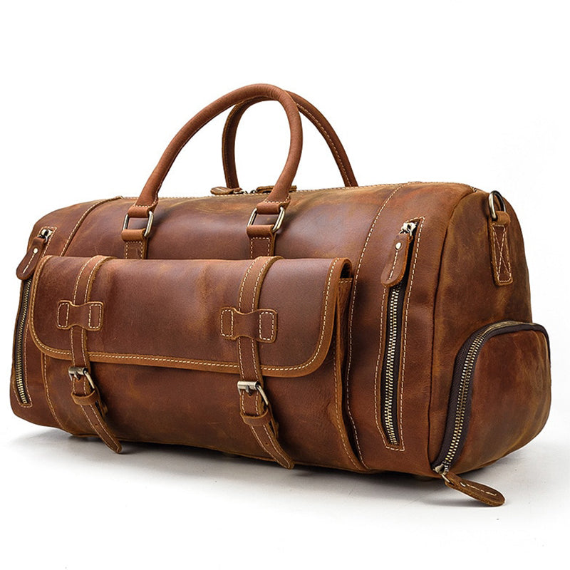 Jack&Sons Levi Leather Duffel Bag