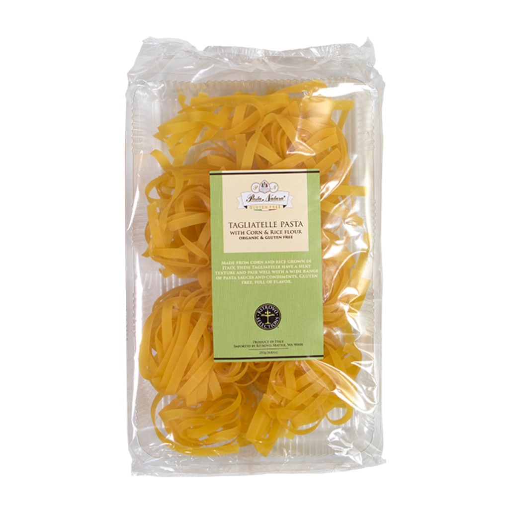 Pasta Natura Tagliatelle Pasta with Corn & Rice Flour – Ritrovo Italian  Regional Foods