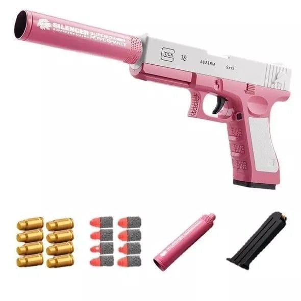 Glock And M1911 Shell Ejection Soft Bullet Toy Gun On Duvely 7836