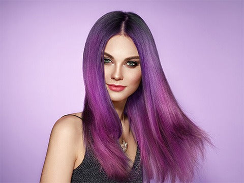 Purple hair color