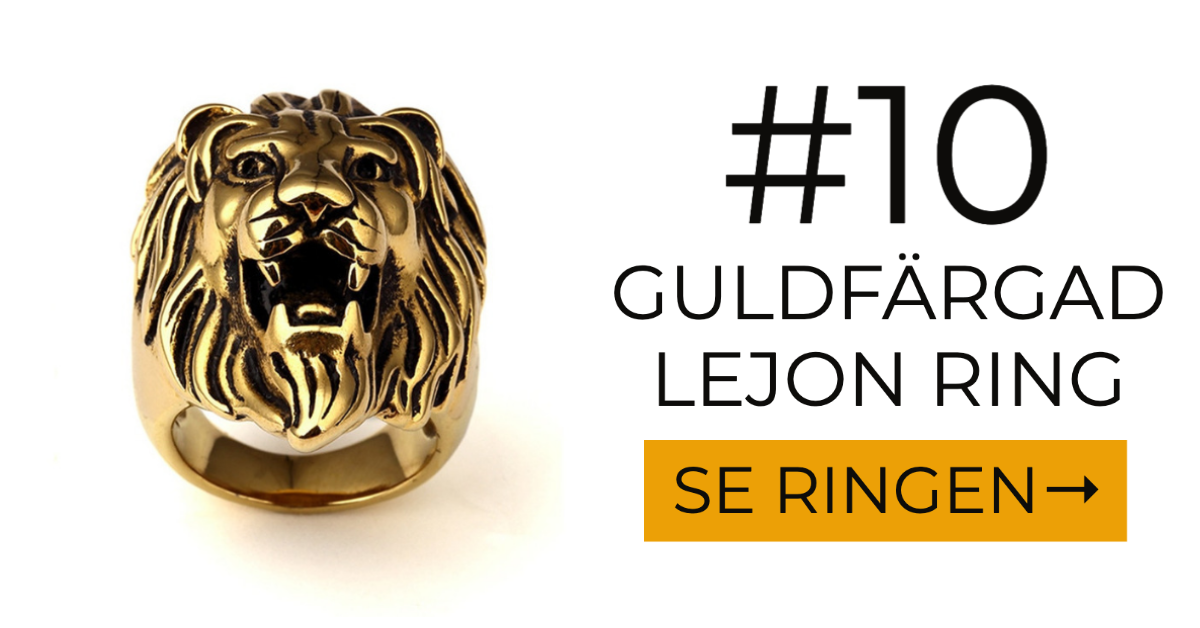 Lejon Ring Guld