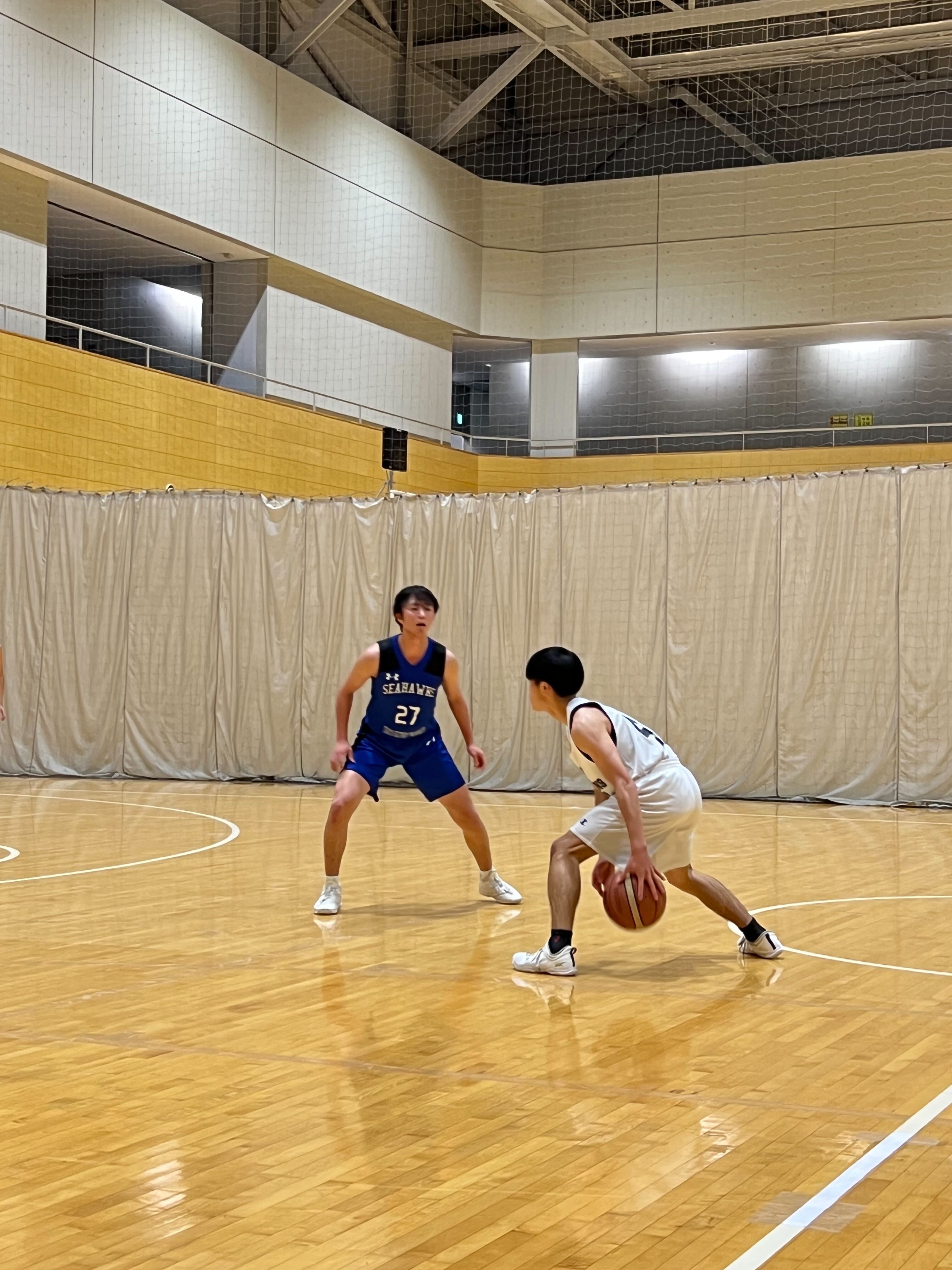 デベロップメントリーグ日本体育大学B VS 東京成徳大学の試合風景