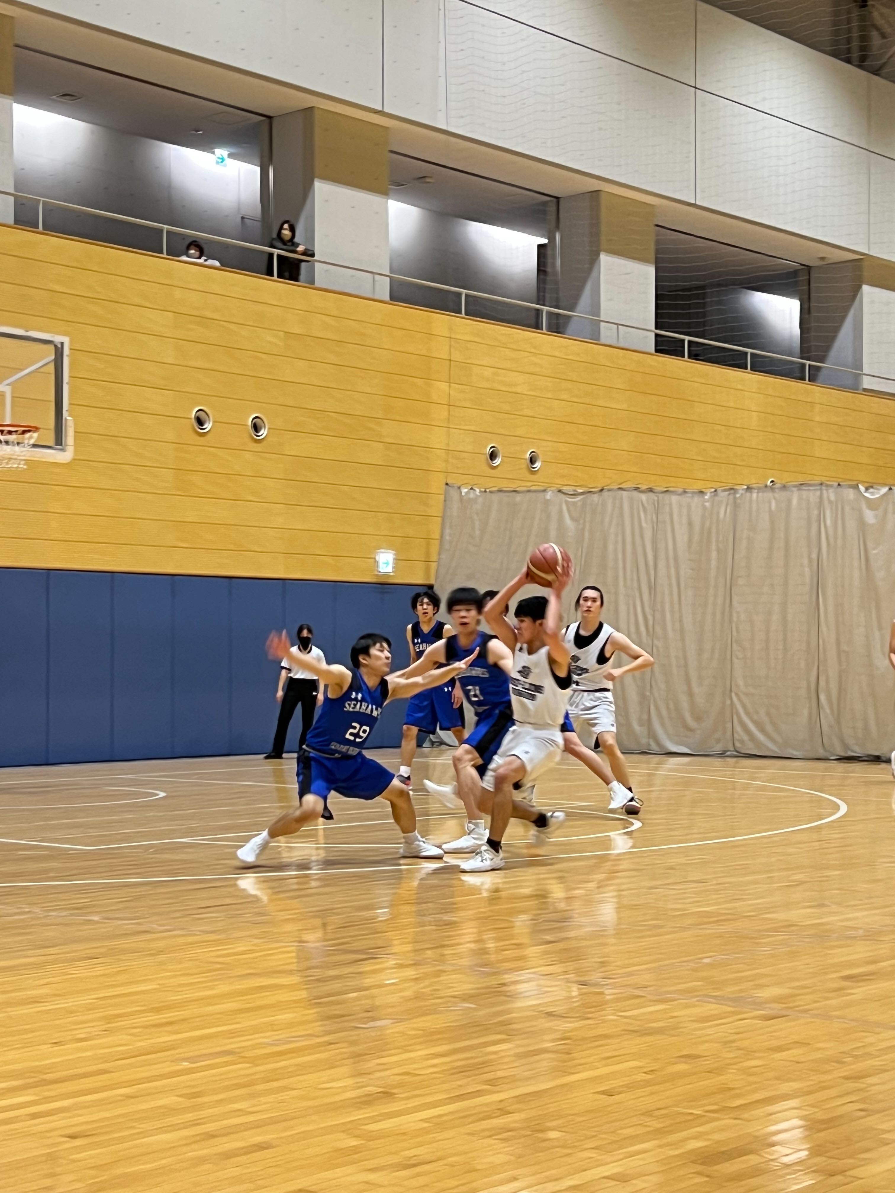 デベロップメントリーグ日本体育大学B VS 東京成徳大学の試合風景