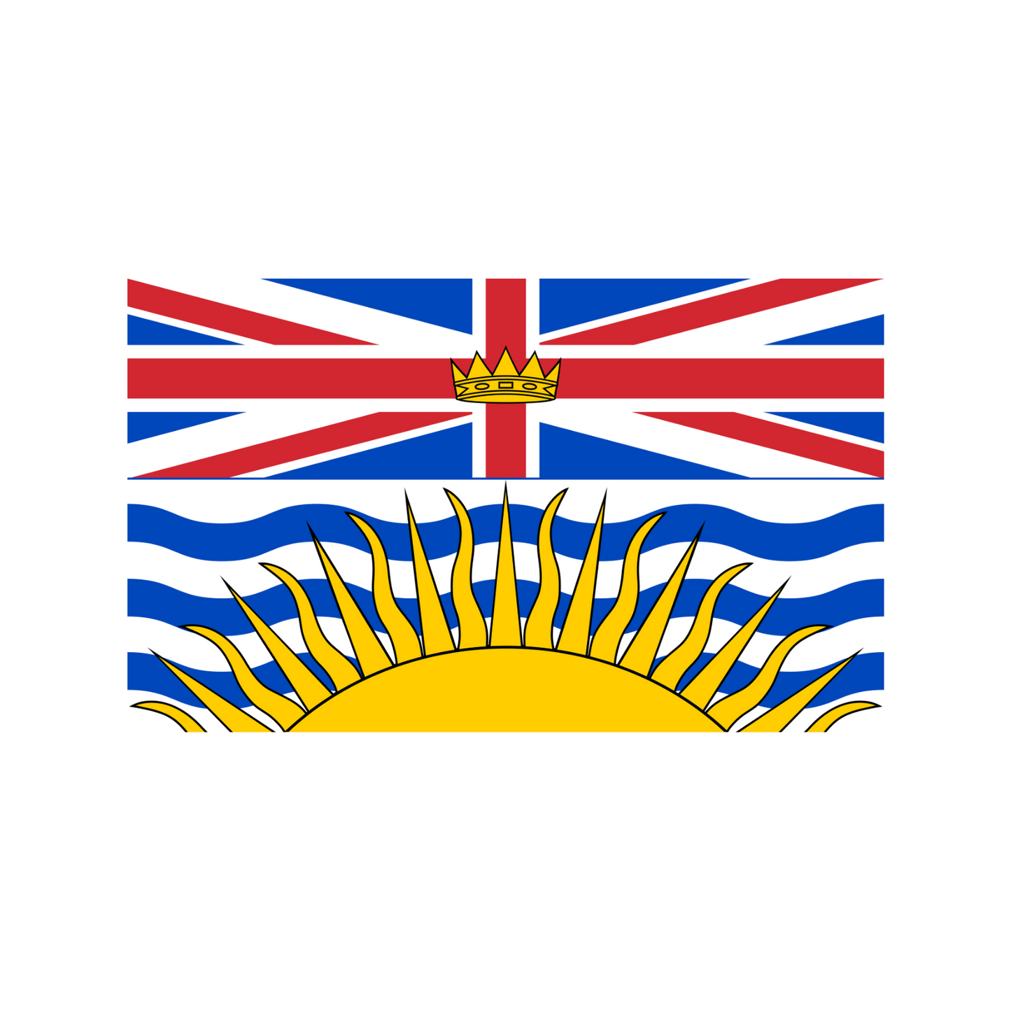 British Columbia Flag – Prismatic Display