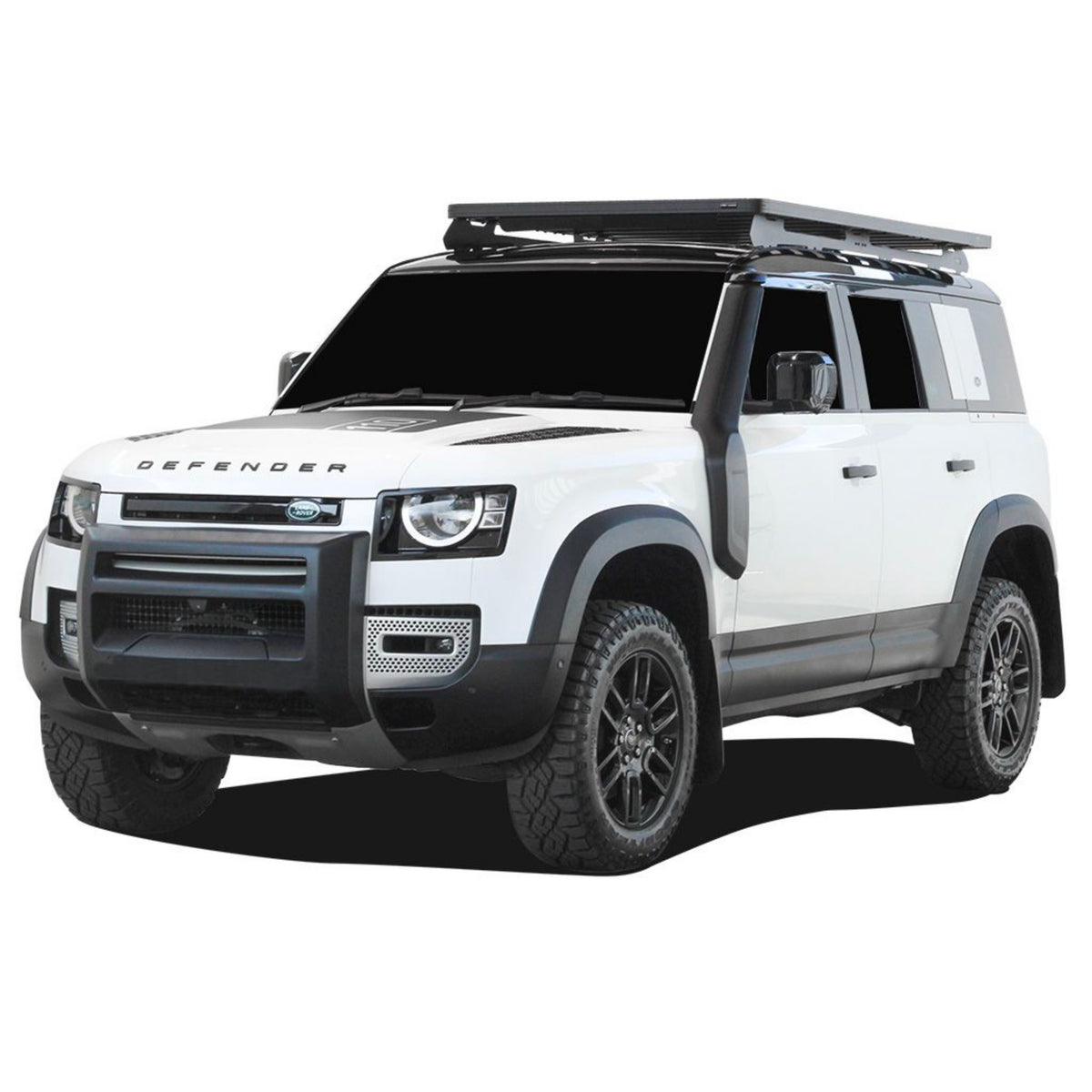 Your defender. Land Rover Green White Roof. Front Runner.