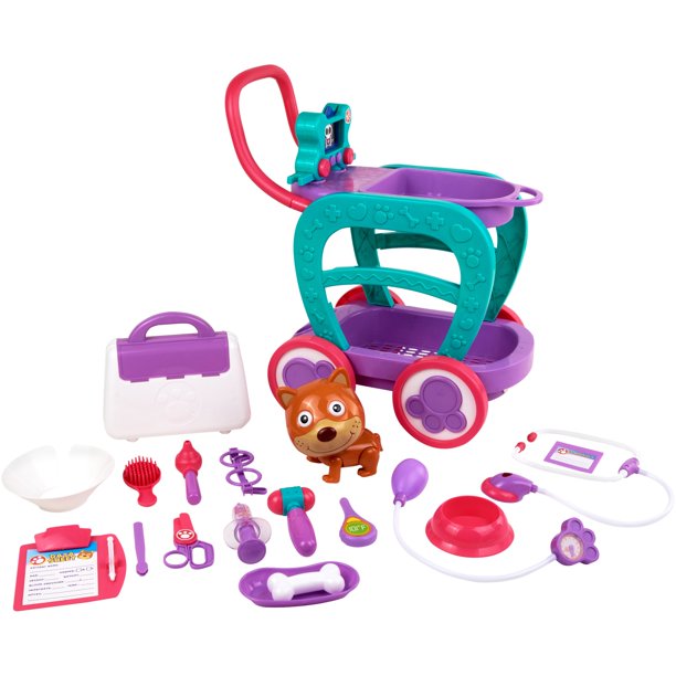 veterinarian cart play set