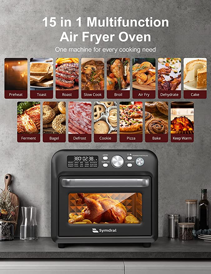 TAOTRONICS AIR FRYER Large 6 Quart 1750W Air Frying Oven with