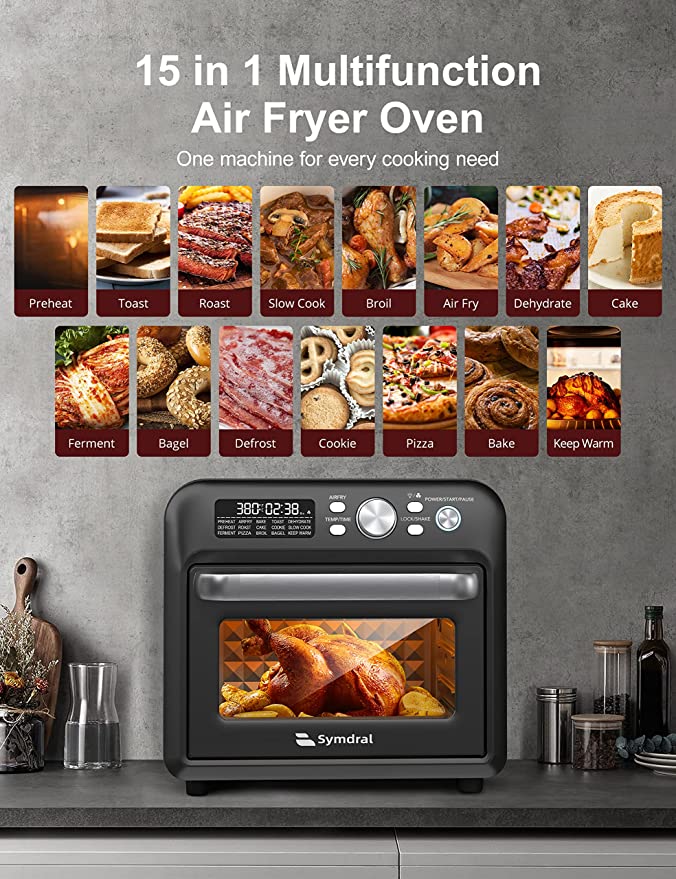 TaoTronics TT-AF001 Air Frying Oven with Touch Control Panel