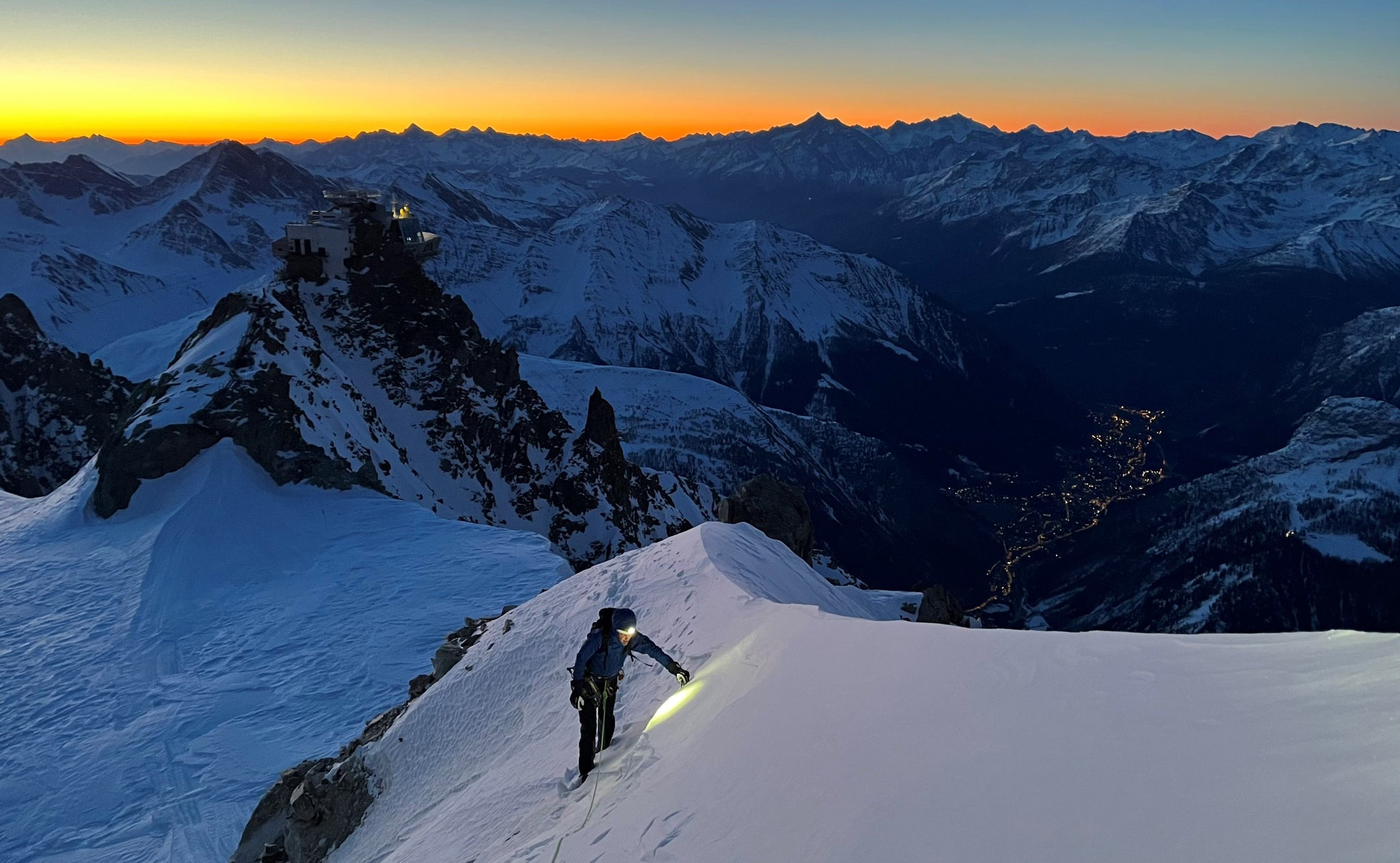 Christian in the mountains