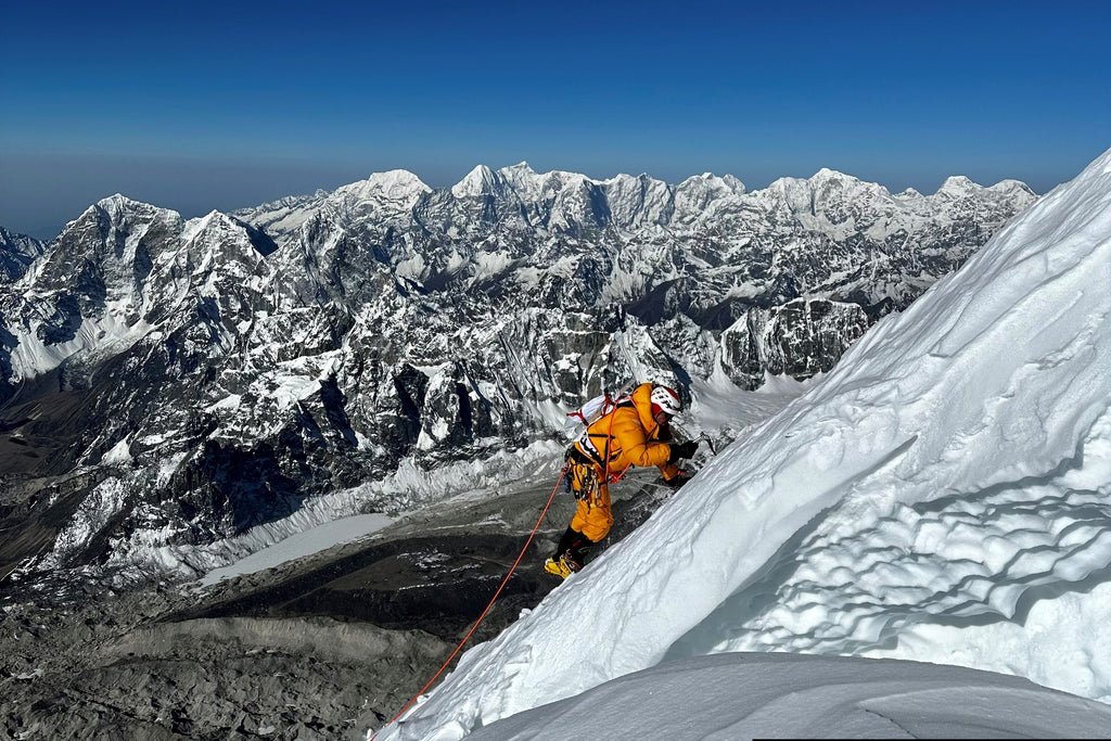 Climbing Pumori