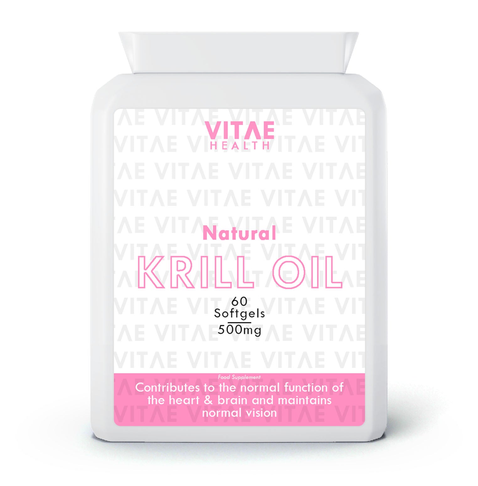 Natural Krill Oil Extract Softgels 500mg