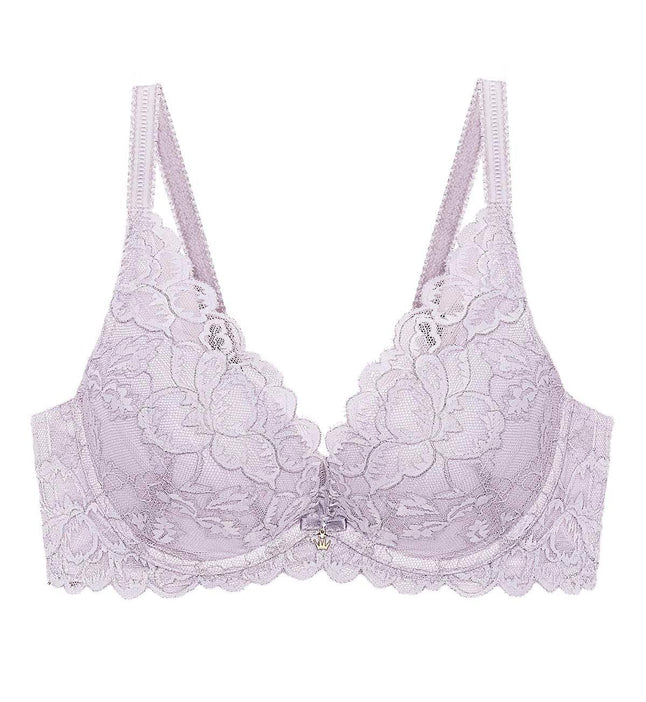Luxury Lace Push-Up Bra in White