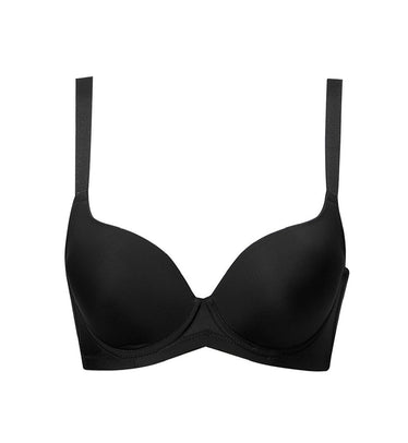 Simply Everyday Wired Push Up Detachable Bra in Black-Combination