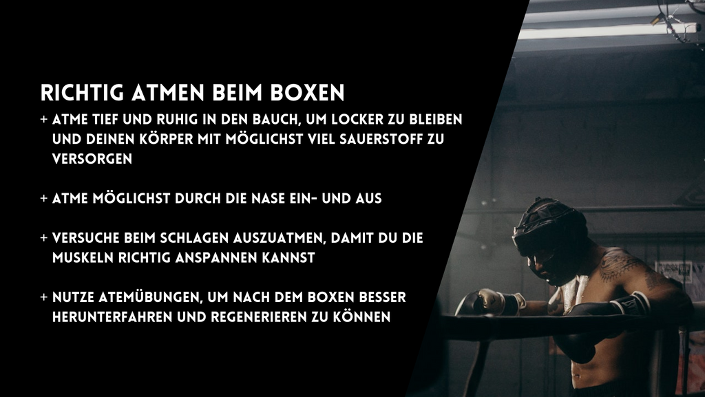 Die richtige Atemtechnik für Boxer