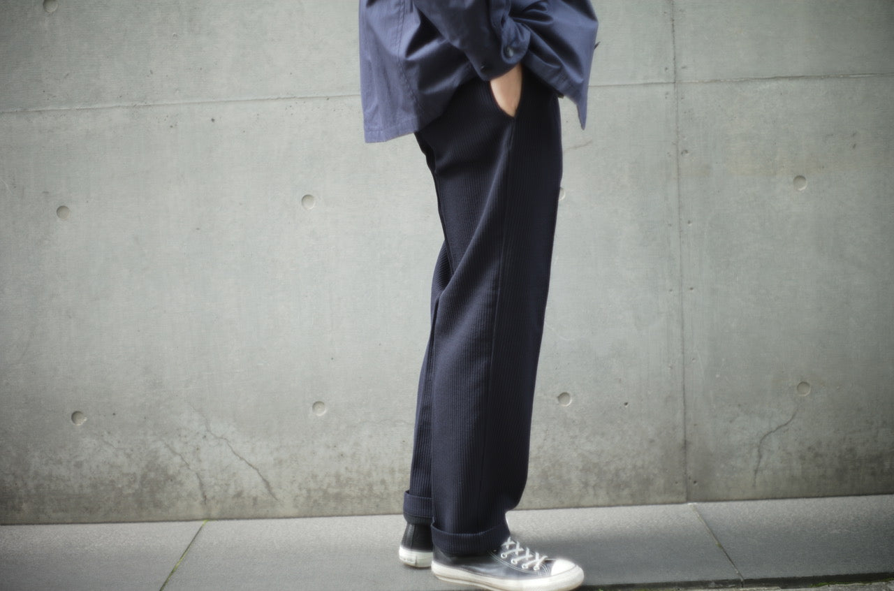 COHERENCE / SARRAU ALAIN WOOL PIQUE TROUSER