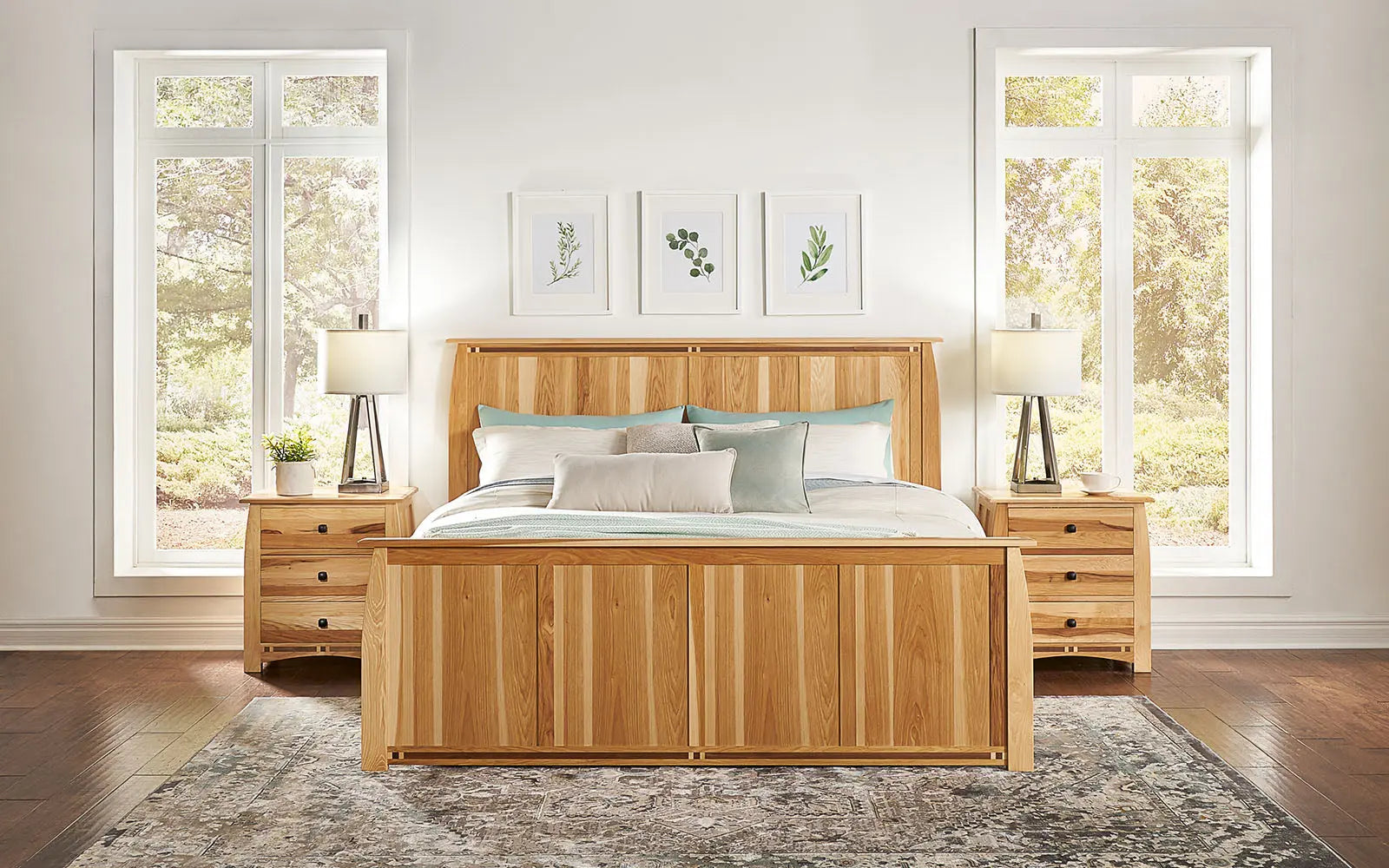 Adamstown Queen Panel Bed A-America