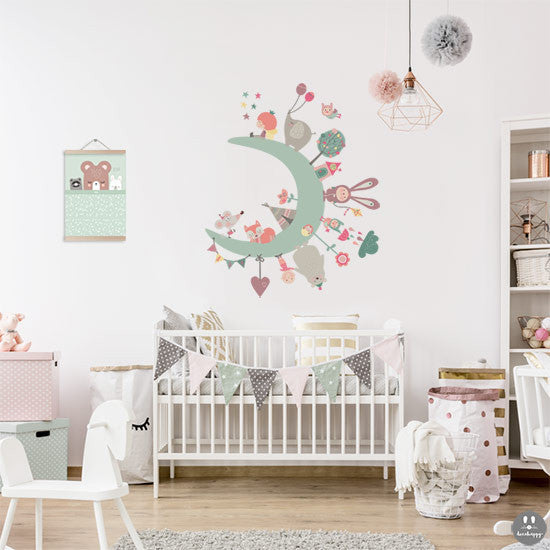 BuerHomie Pegatinas Pared Decorativas Infantiles, Sol Luna Estrella Adesivos  Paredes Decoración para Dormitorio Habitation Bebé Niña Niño - La Tienda de  los Bebés 👶