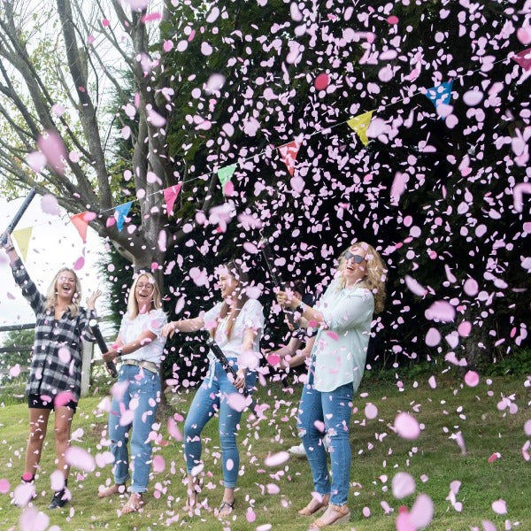 12 Gender Reveal Confetti Powder Cannons – Mother2be