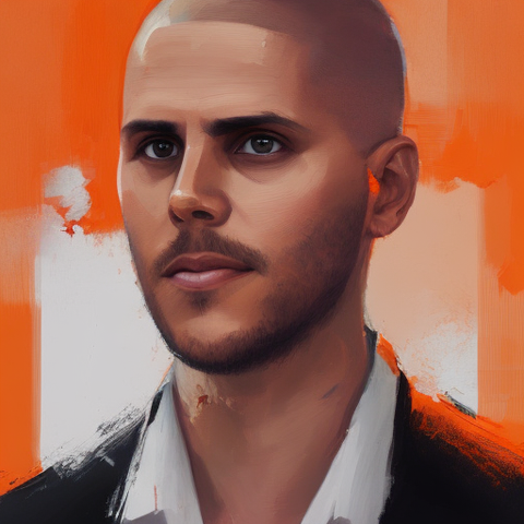 Digital Portrait of Aleksandar Svetski by Seedor.io