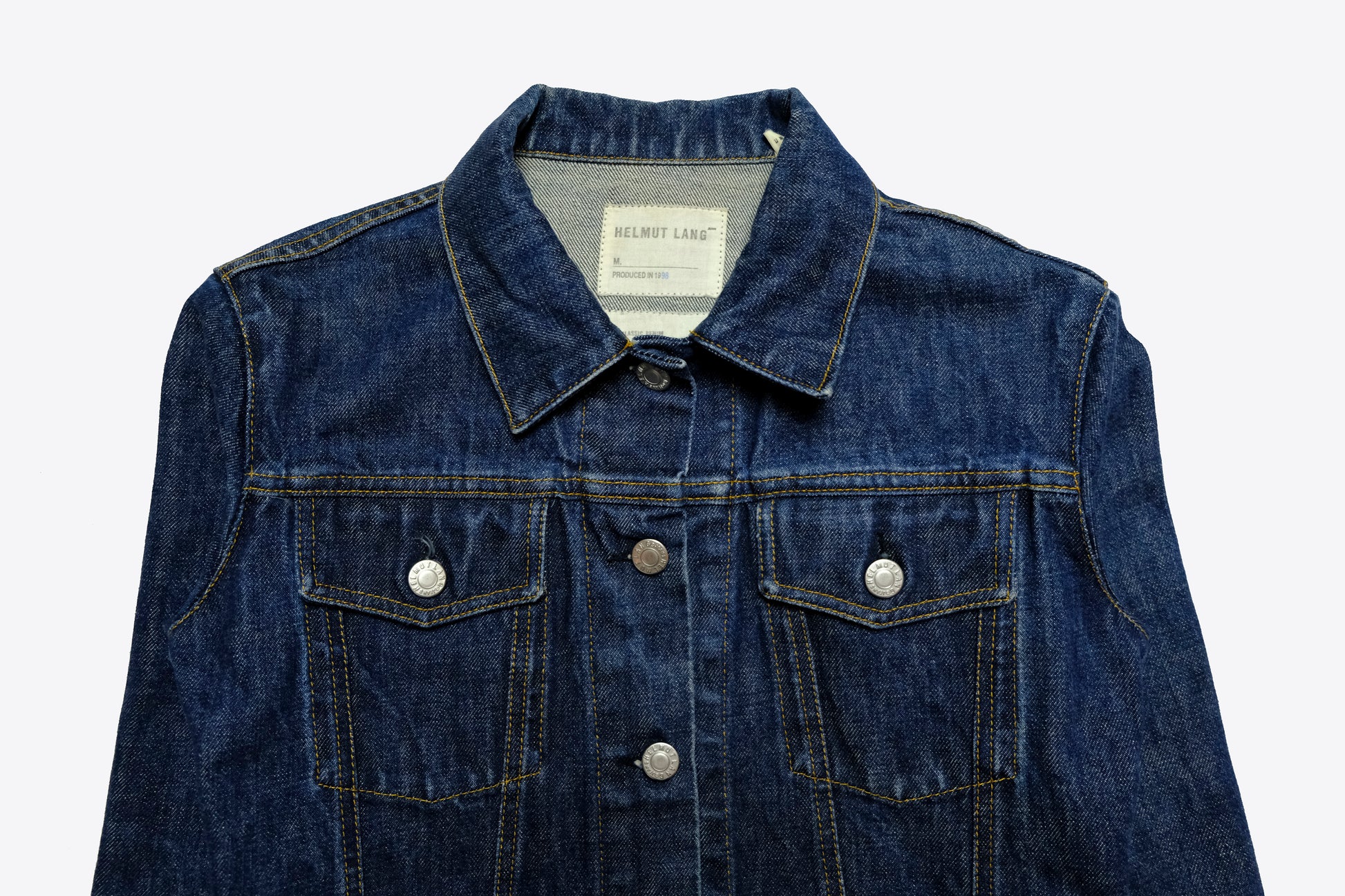 Helmut lang classic denim jacket 48 90's-