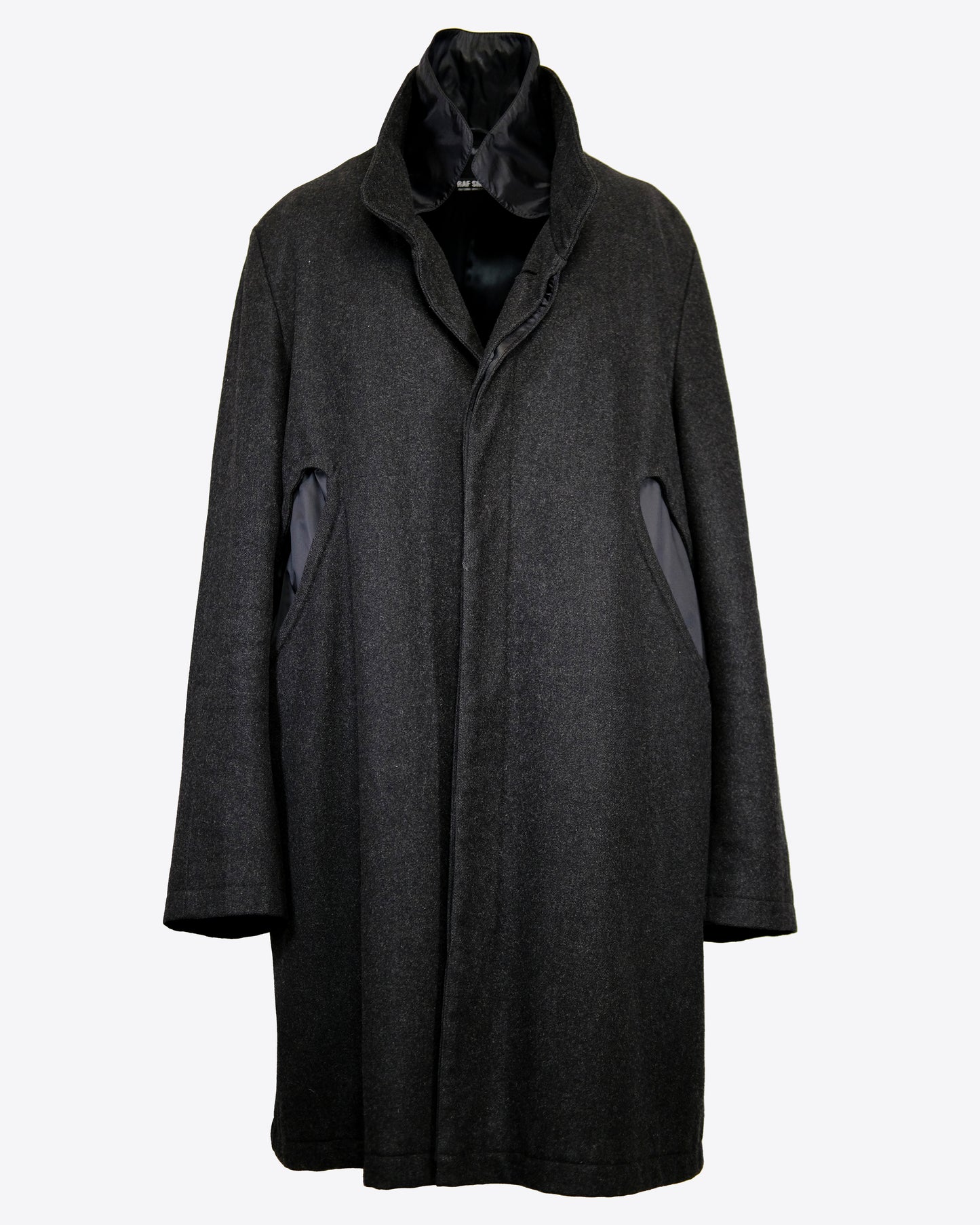 Raf Simons - AW07/08 Runway Wool Overcoat, EU 50 – Archaic Archive