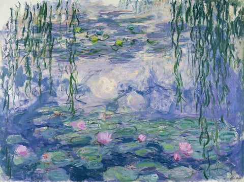water lillies by claud monet