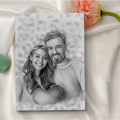 Couple Pencil Drawing