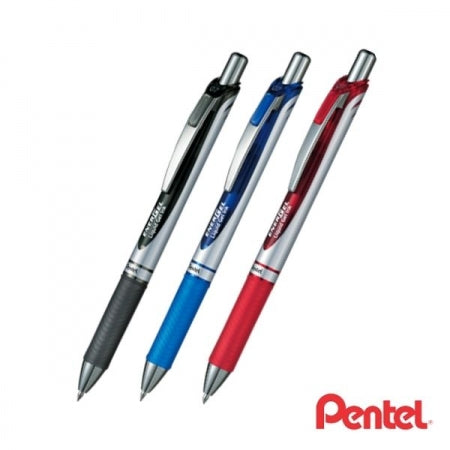 Pentel Energel Gel Bold Roller Pen BL410 Color Black, Blue and Red