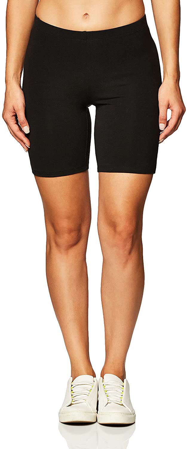 Hanes Womens Stretch Jersey Bike Shorts-O9291 - activewearhub