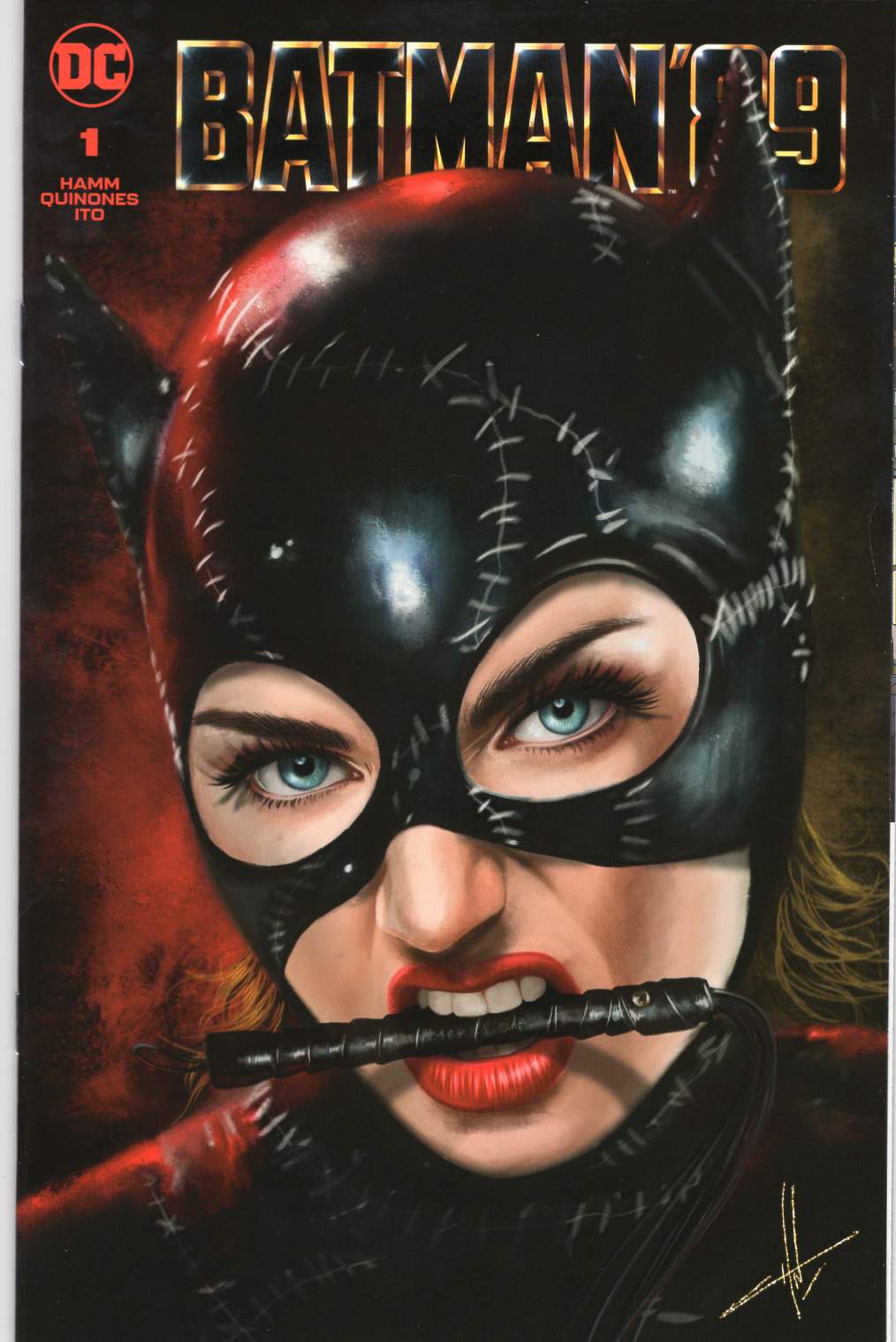 Batman '89 (2021 DC) # Carla Cohen Exclusive Catwoman Cover – Binds  and Staples