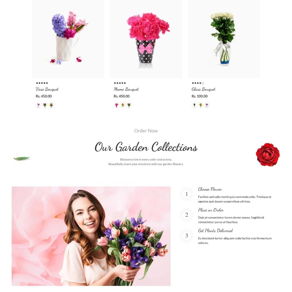 Florist and Flower Shop Shopify Shopping Website