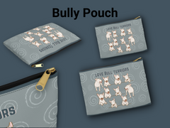 accessor7 pouch with bull terriers