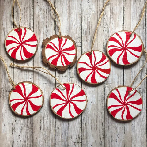 DIY Wood Slice Christmas Ornaments: Made From Your Own Christmas Tree –  Preservation Solutions