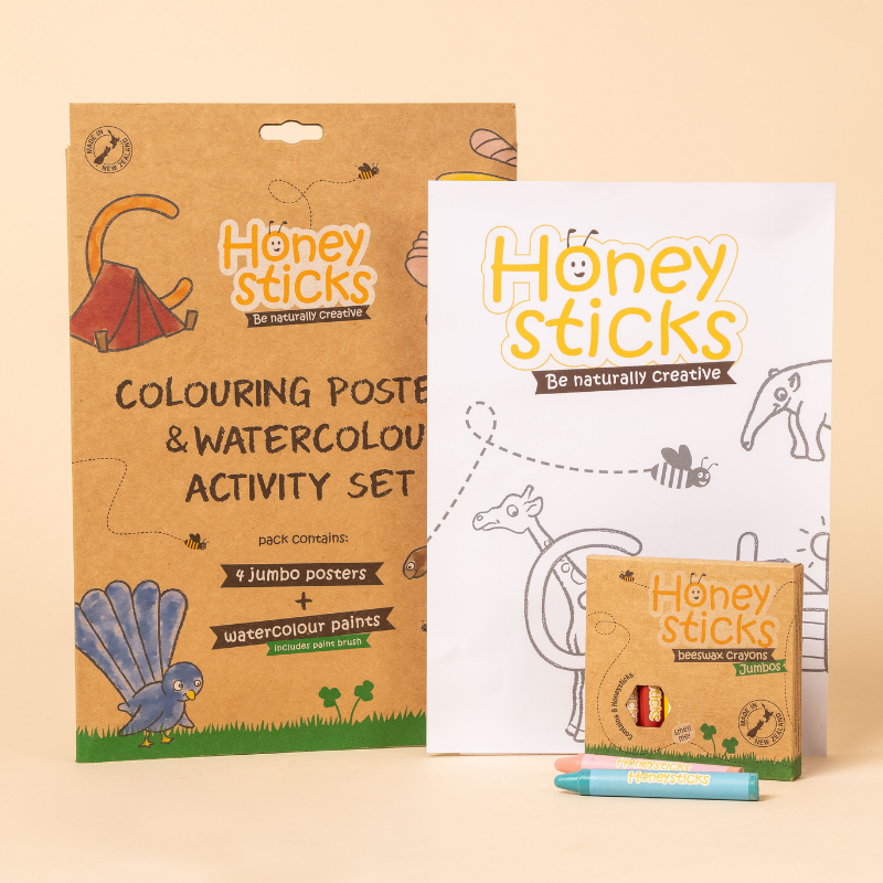 Honeysticks Beeswax Bath Crayons - Bonza Brats