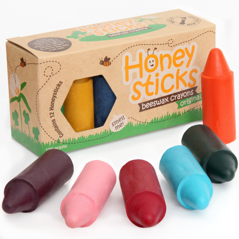 Honeysticks Beeswax Crayons Thins - Bonza Brats