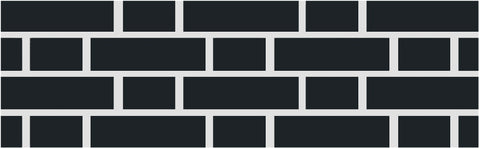 Flemish Bond Brick Slip Pattern